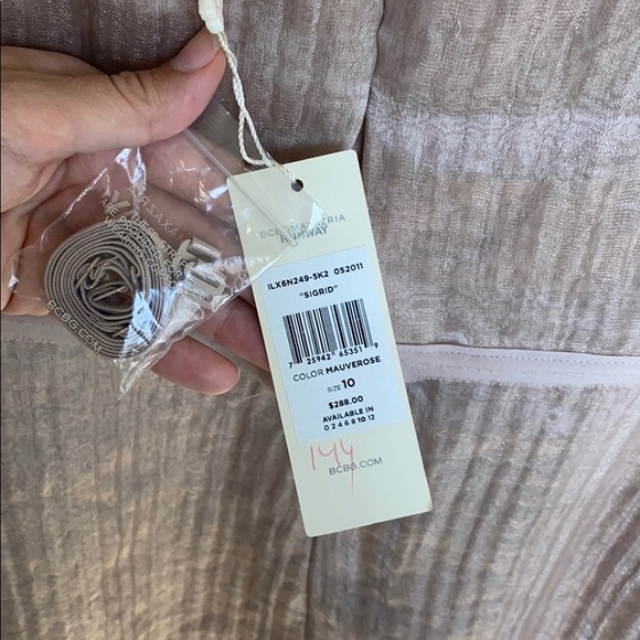 BCBG Maxazria Mauve Rose Sigrid Dress - Picture 3 of 3